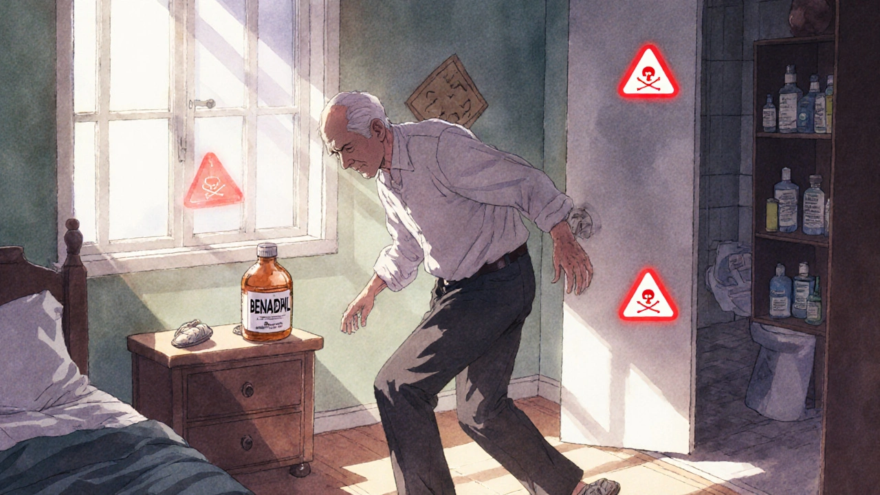 Fall Risk in Older Adults on Sedating Antihistamines: Prevention Strategies