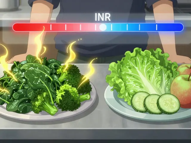 Vitamin K Foods and Warfarin Interactions for INR Control