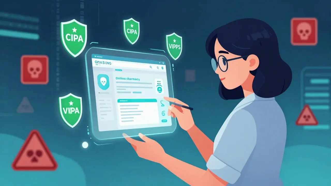 Verifying safe online pharmacy certifications digitally