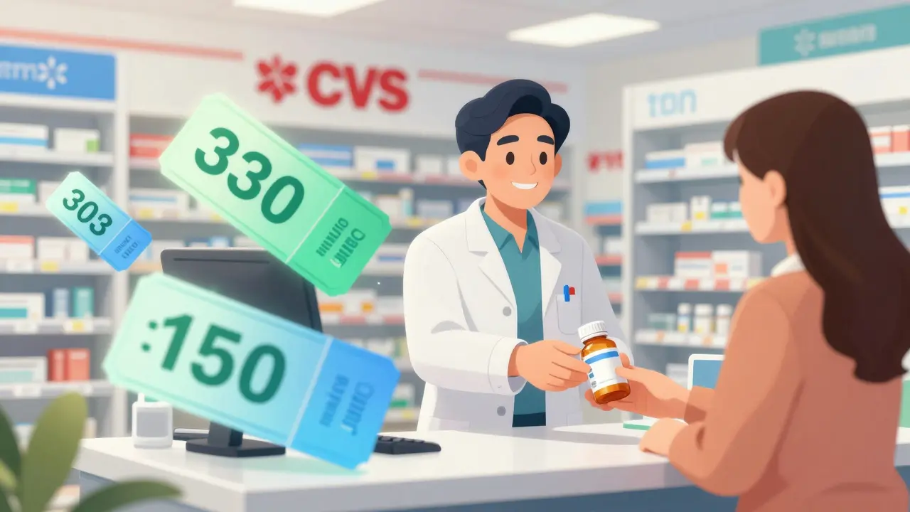 Happy customer receiving cheap generic meds at a safe pharmacy