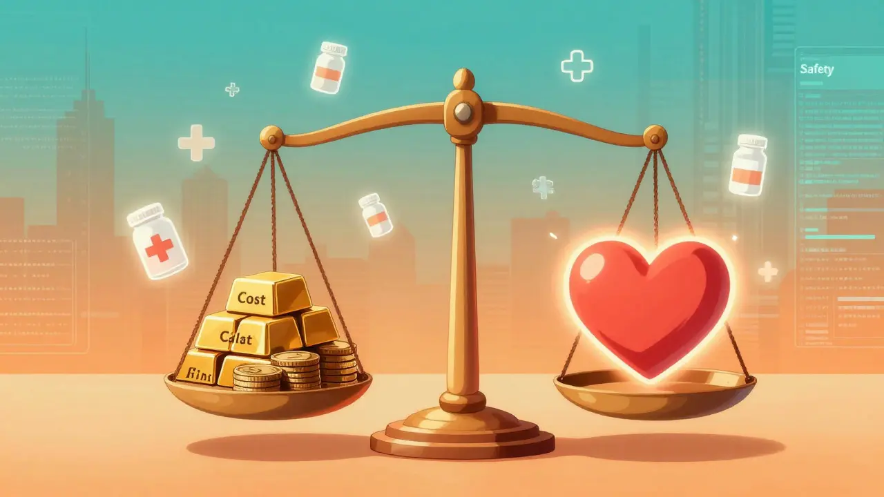Anime concept art balancing cost savings and heart safety